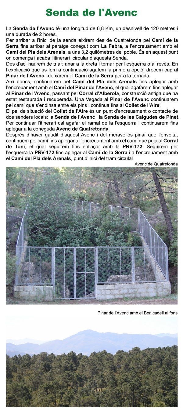 Senda de l'Avenc