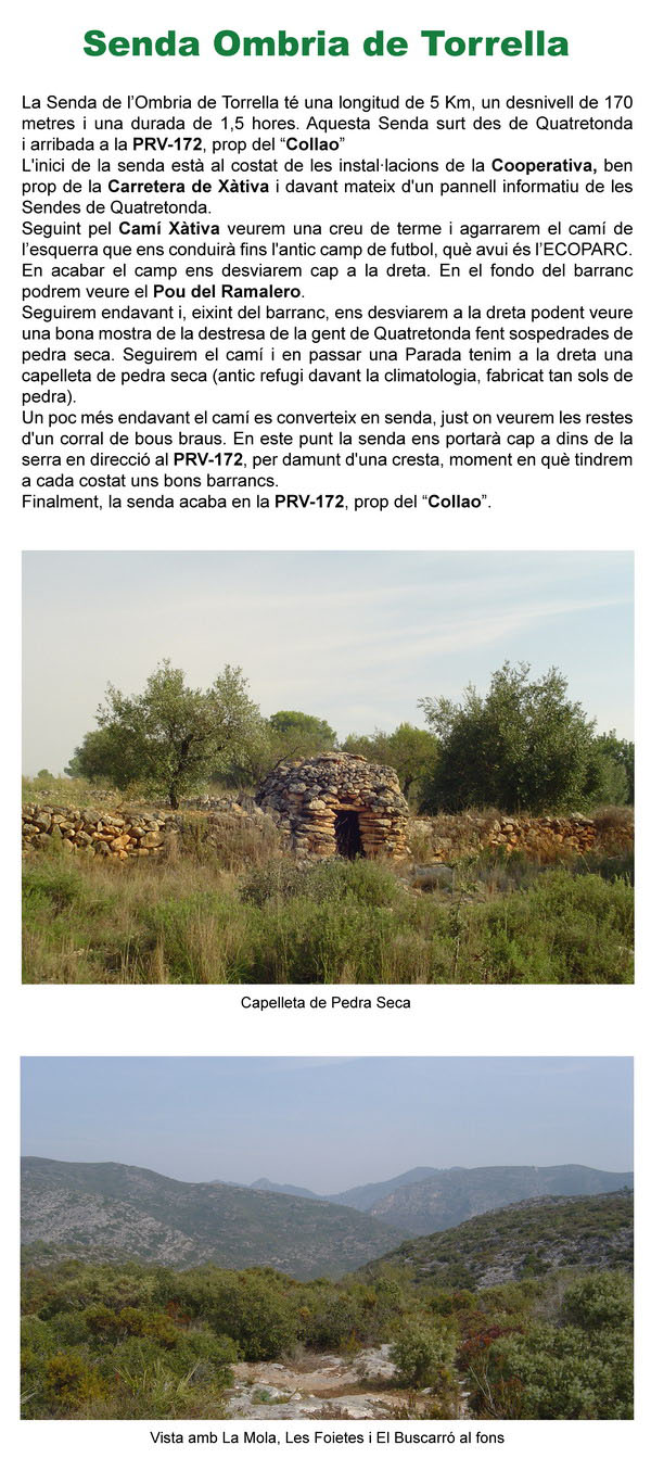 Senda Ombria de Torrella